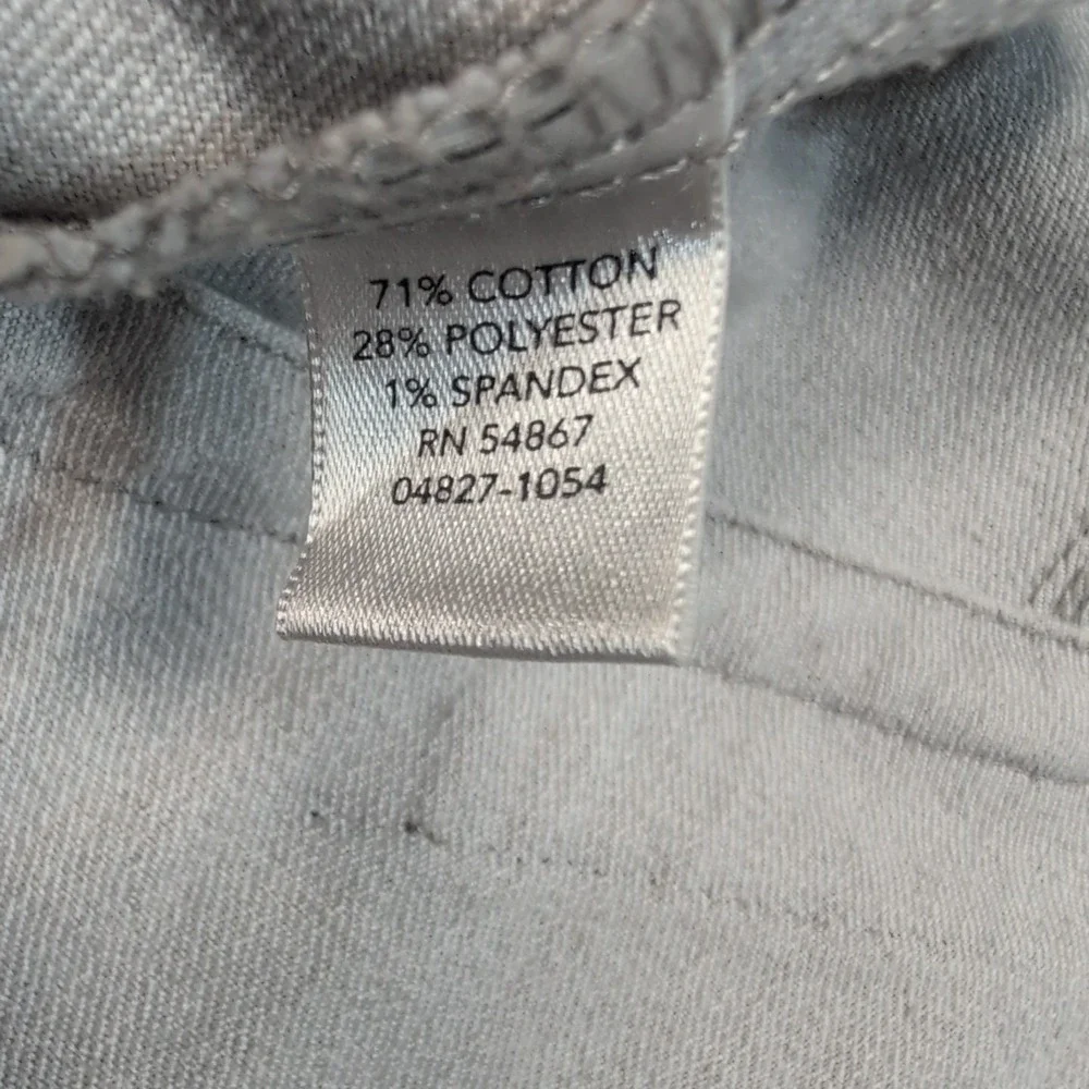 Christopher & Banks Jacket Womens S Gray Denim Open Front Casual Comfort Pockets - Picture 7 of 10